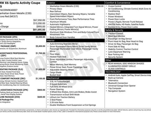 Used 2022 BMW X6 xDrive40i w/ Executive Package image 9