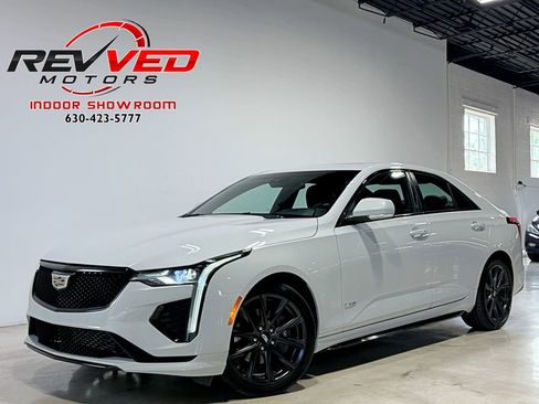 Used 2021 Cadillac CT4 V w/ Climate Package AWD/4WD image 1