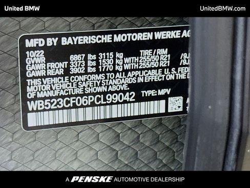 Used 2023 BMW iX xDrive50 w/ Sport Package image 15