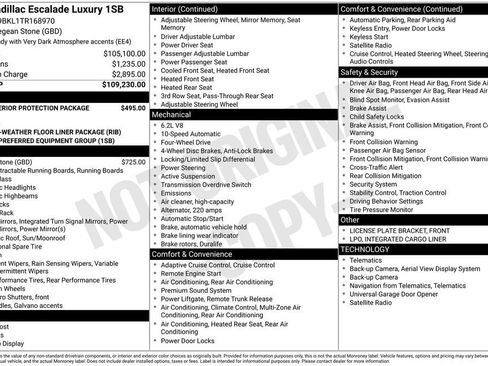 Used 2026 Cadillac Escalade Luxury AWD/4WD image 6