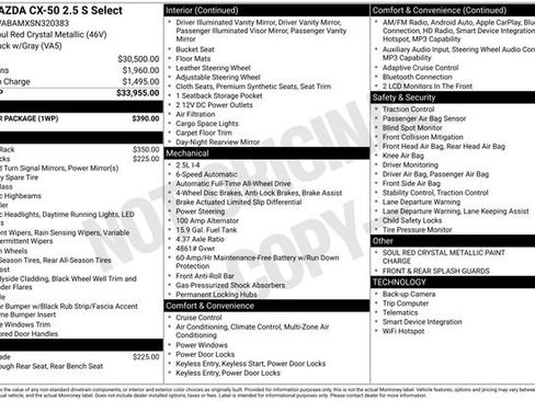 Used 2025 MAZDA CX-50 AWD 2.5 S w/ Weather Package image 6