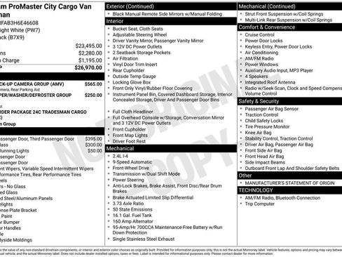 Used 2017 RAM ProMaster City Tradesman w/ Rear Back-up Camera Group image 15