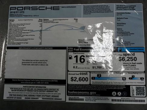 Used 2018 Porsche 911 GT3 RWD image 13