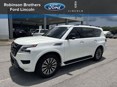 Used 2023 Nissan Armada SL w/ Midnight Edition Package RWD image 1