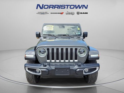Certified 2022 Jeep Wrangler Unlimited Sahara w/ LED Lighting Group AWD/4WD image 2