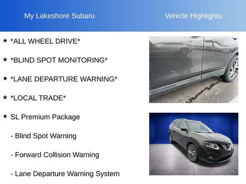 Used 2015 Nissan Rogue SL w/ SL Premium Package image 10