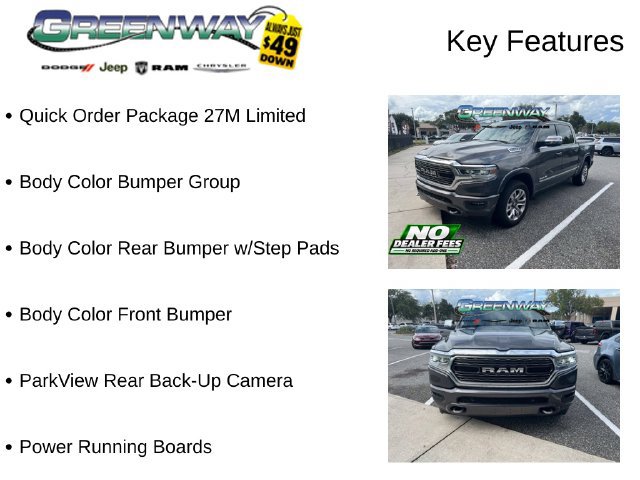Used 2023 RAM 1500 Limited w/ Body Color Bumper Group AWD/4WD image 2