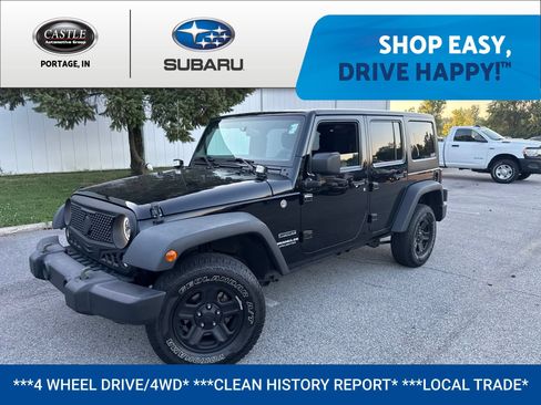 Used 2016 Jeep Wrangler Unlimited Sport w/ Max Tow Package AWD/4WD image 1