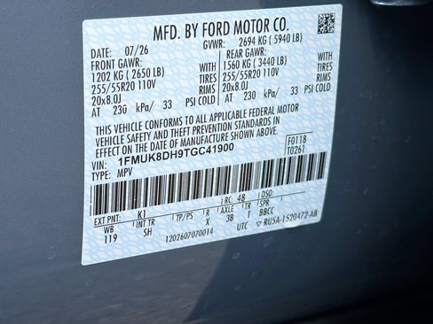 Used 2026 Ford Explorer Active w/ Active Comfort Package AWD/4WD image 34
