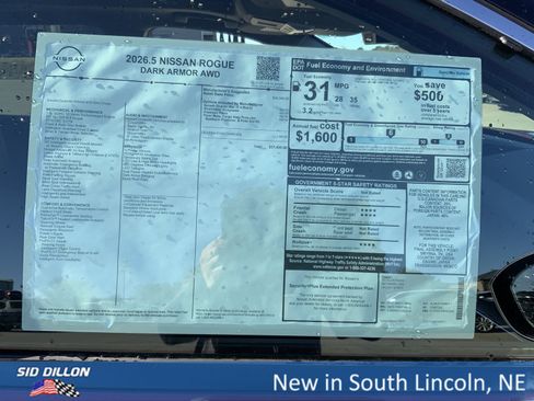 New 2026 Nissan Rogue SV image 13