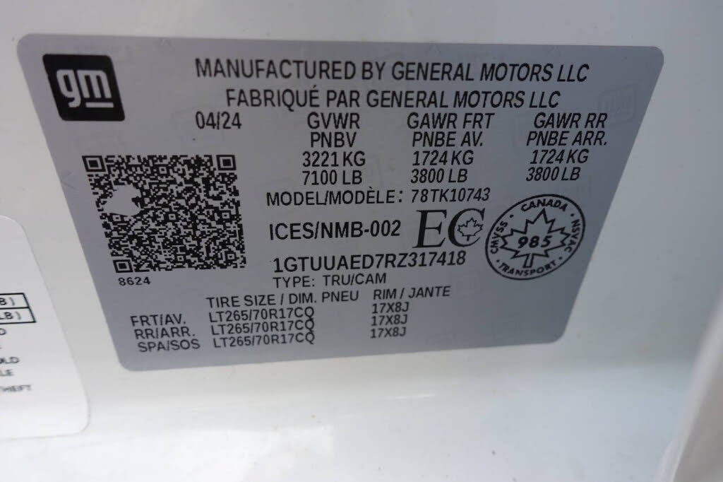 Used 2024 GMC Sierra 1500 Pro w/ Fleet Convenience Package AWD/4WD image 18