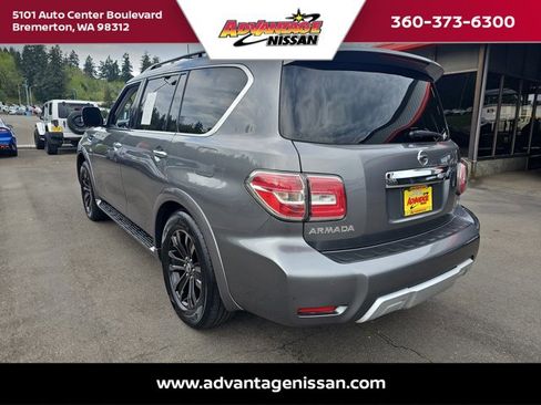 Used 2017 Nissan Armada Platinum w/ Captain Seat Package AWD/4WD image 3