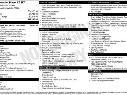 Used 2022 Chevrolet Blazer LT image 3