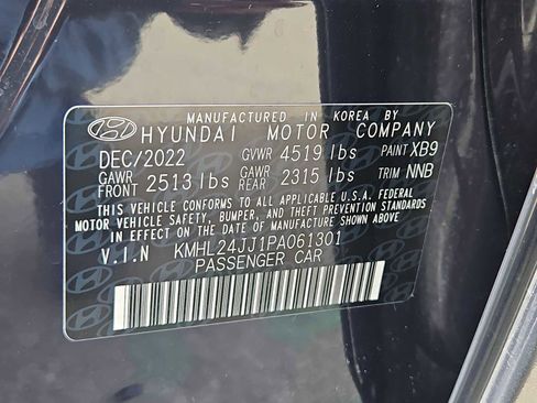 Used 2023 Hyundai Sonata Blue image 34