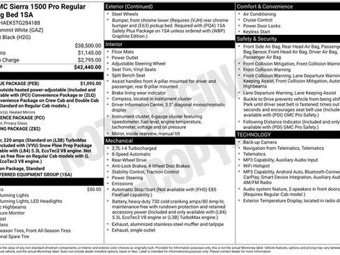 Used 2026 GMC Sierra 1500 Pro w/ Pro Value Package RWD image 32
