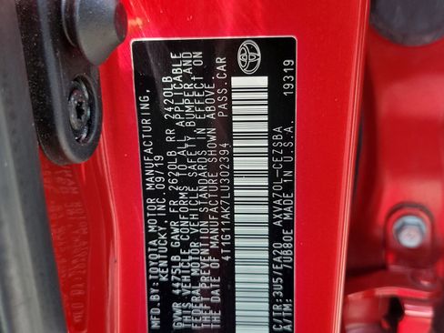 Used 2020 Toyota Camry SE FWD image 30
