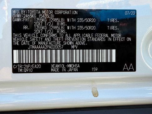 Used 2023 Toyota bZ4X FWD w/ Weather Package image 37
