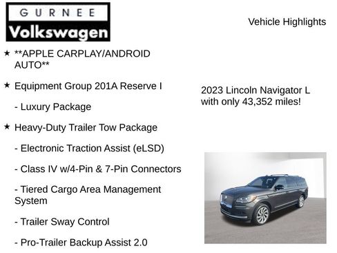 Used 2023 Lincoln Navigator L Reserve AWD/4WD image 8