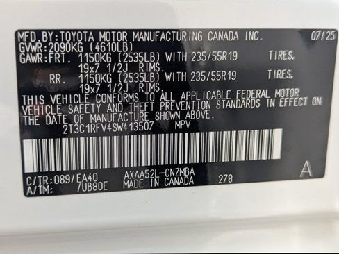 Used 2025 Toyota RAV4 XLE Premium w/ Weather Package FWD image 28