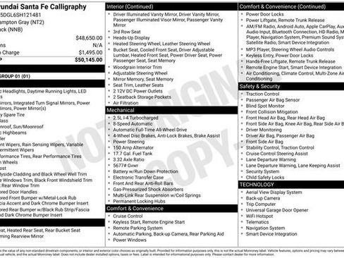 Certified 2025 Hyundai Santa Fe Calligraphy image 59
