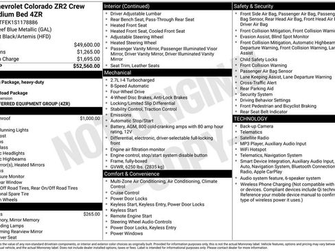 Used 2025 Chevrolet Colorado ZR2 AWD/4WD image 10