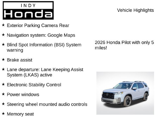 New 2026 Honda Pilot Touring image 7