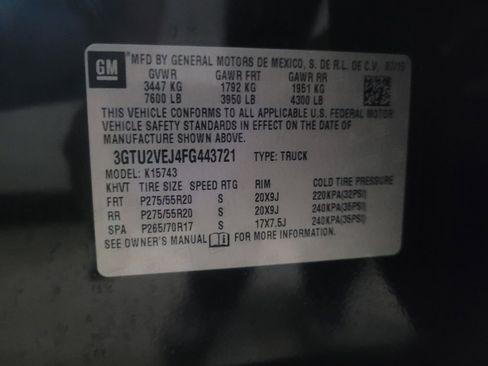 Used 2015 GMC Sierra 1500 SLT w/ Max Trailering Package AWD/4WD image 33