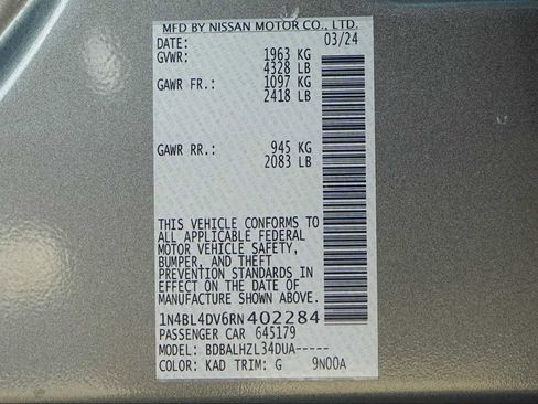 Used 2024 Nissan Altima 2.5 SV image 30