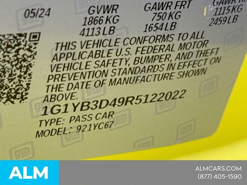 Used 2024 Chevrolet Corvette Stingray Preferred Conv w/ Stealth Interior Trim Package RWD image 32