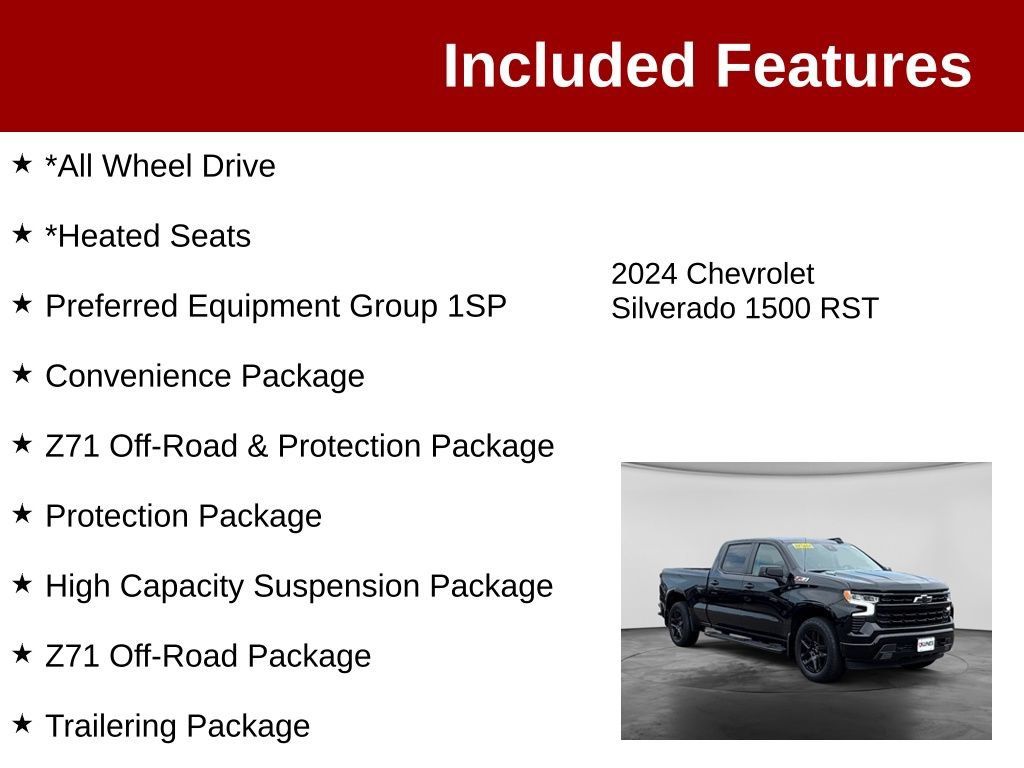 Used 2024 Chevrolet Silverado 1500 RST AWD/4WD image 3