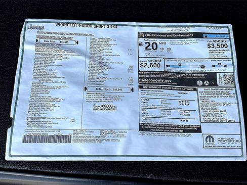 New 2025 Jeep Wrangler Sport S image 14