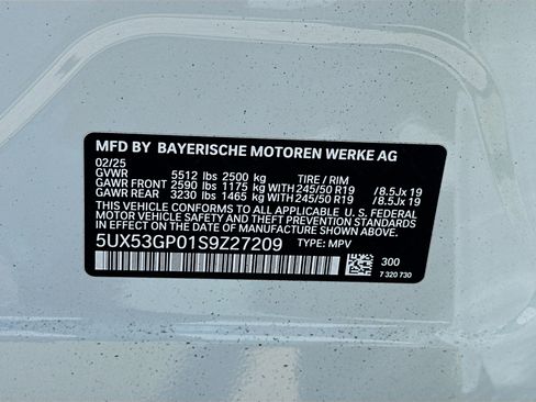 New 2025 BMW X3 xDrive30i w/ Convenience Package image 21