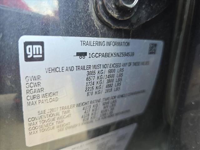 Used 2022 Chevrolet Silverado 1500 Custom RWD image 24