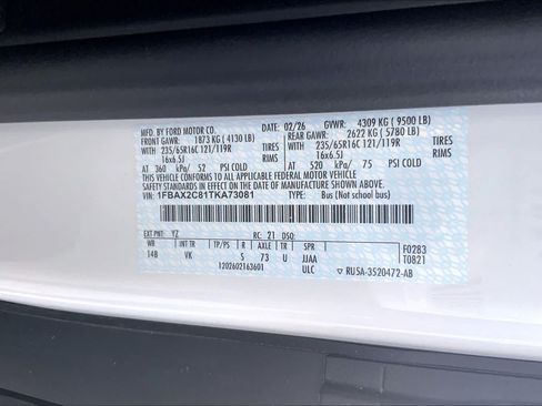 New 2026 Ford Transit 350 XL RWD image 16