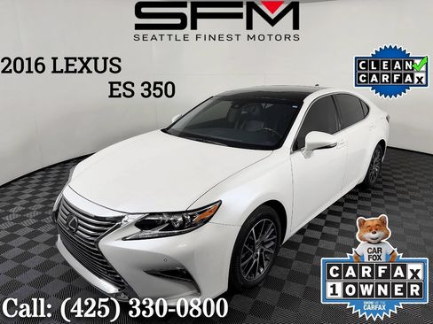 Used 2016 Lexus ES 350 w/ Luxury Package w/Wood Trim FWD image 1