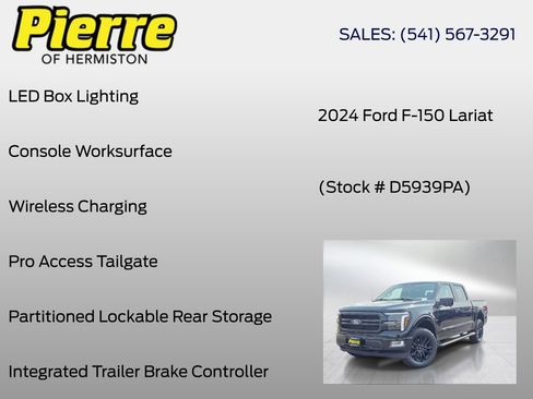 Used 2024 Ford F150 Lariat w/ Bed Utility Package AWD/4WD image 18