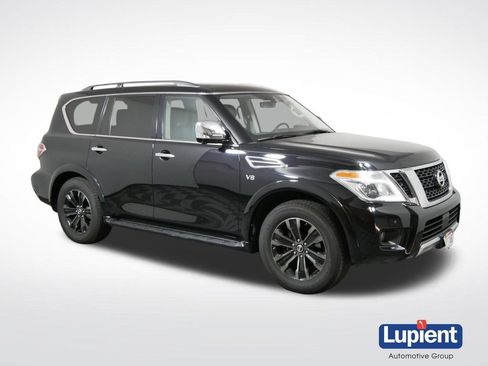 Used 2019 Nissan Armada Platinum w/ Captain's Chairs Package AWD/4WD image 1