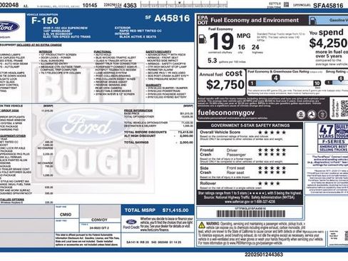 Used 2025 Ford F150 XLT w/ Equipment Group 303A High AWD/4WD image 22