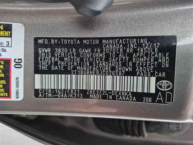 Used 2018 Toyota Corolla LE FWD image 10