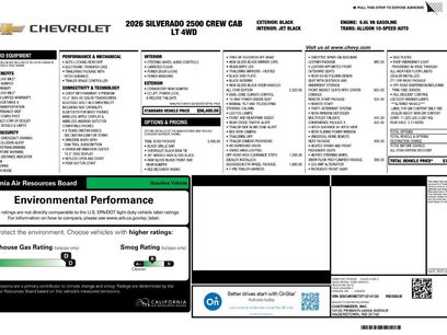 New 2026 Chevrolet Silverado 2500 LT w/ Trail Boss Package