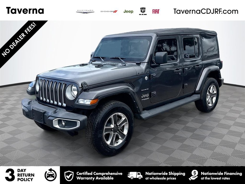 Certified 2022 Jeep Wrangler Unlimited Sahara w/ Cold Weather Group AWD/4WD image 1