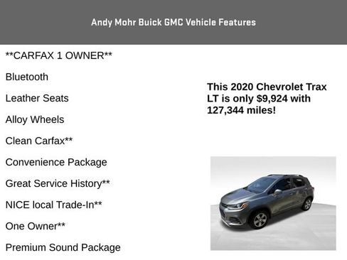 Used 2020 Chevrolet Trax LT w/ LT Convenience Package FWD image 4