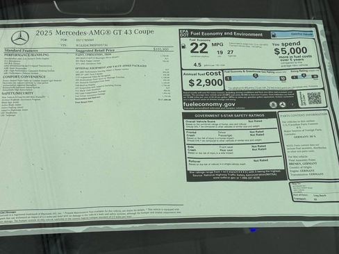 New 2025 Mercedes-Benz AMG GT 43 image 32