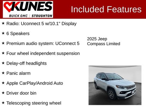 Used 2025 Jeep Compass Limited AWD/4WD image 3