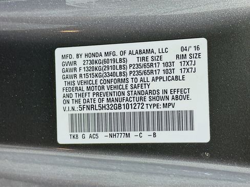 Used 2016 Honda Odyssey SE image 12