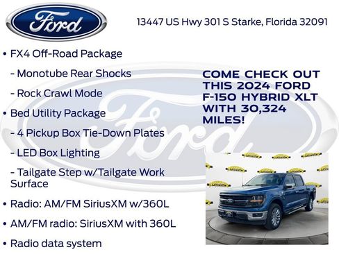 Certified 2024 Ford F150 XLT w/ Equipment Group 302A MID AWD/4WD image 30