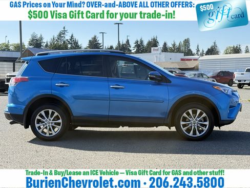 Used 2017 Toyota RAV4 Limited w/ All Weather Liner Package AWD/4WD image 6