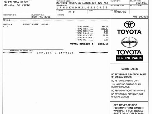 Used 2020 Ford Explorer XLT w/ Comfort Package image 11