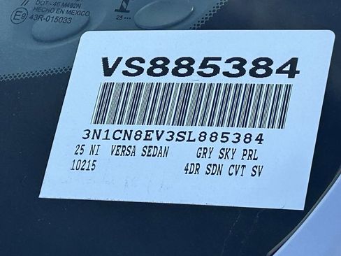 New 2025 Nissan Versa SV w/ Trunk Package image 20