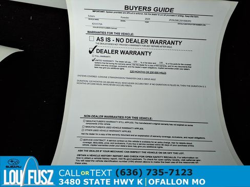 Used 2025 Subaru Forester Premium image 35
